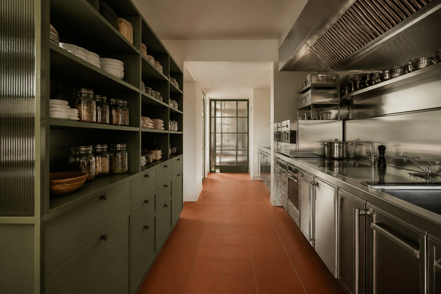 Saubere Schweizer Geschäftsräume — Umfeld Gastronomie und Handel